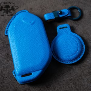 2024-2025 KIA Fob Leather Key Case, Kia Forte, K5 Soul Sportage Sorento, Niro, EV6, EV9, Carnival, Cerato Case Holder, KIA Leather Keychain