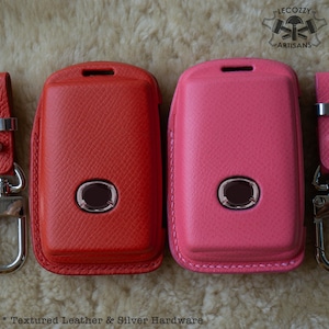 Handcrafted leather key case for 2024 2025 Mazda Key Fob Series Remote, Mazda 3 Cx-5 Cx-30 Cx-50 Cx-60 Cx-9 MX-5 Keyless RFID Sleeve Cover