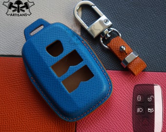 2011 - 2018 Range Rover Key Fob Case Cover, Personalize Range Rover Remote Key Cover, Leather Case for Land Rover, 2018 Range Rover Velar