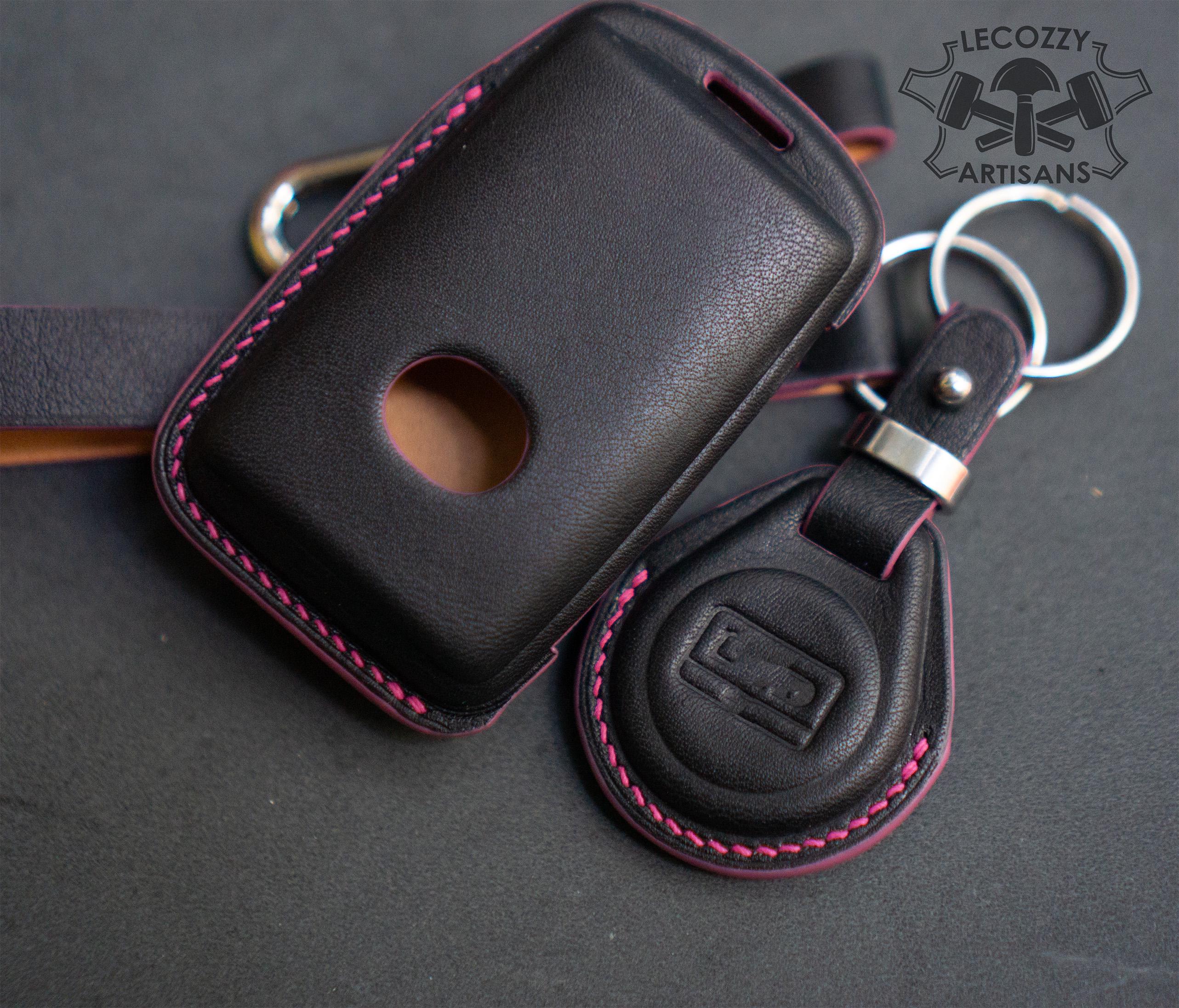 Custom Mazda Leather Key Fob Cover, 2018-2025 Mazda Key Case