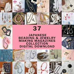 37 Japanische Perlen- und Schmuckherstellung Zeitschriftensammlung (PDF)