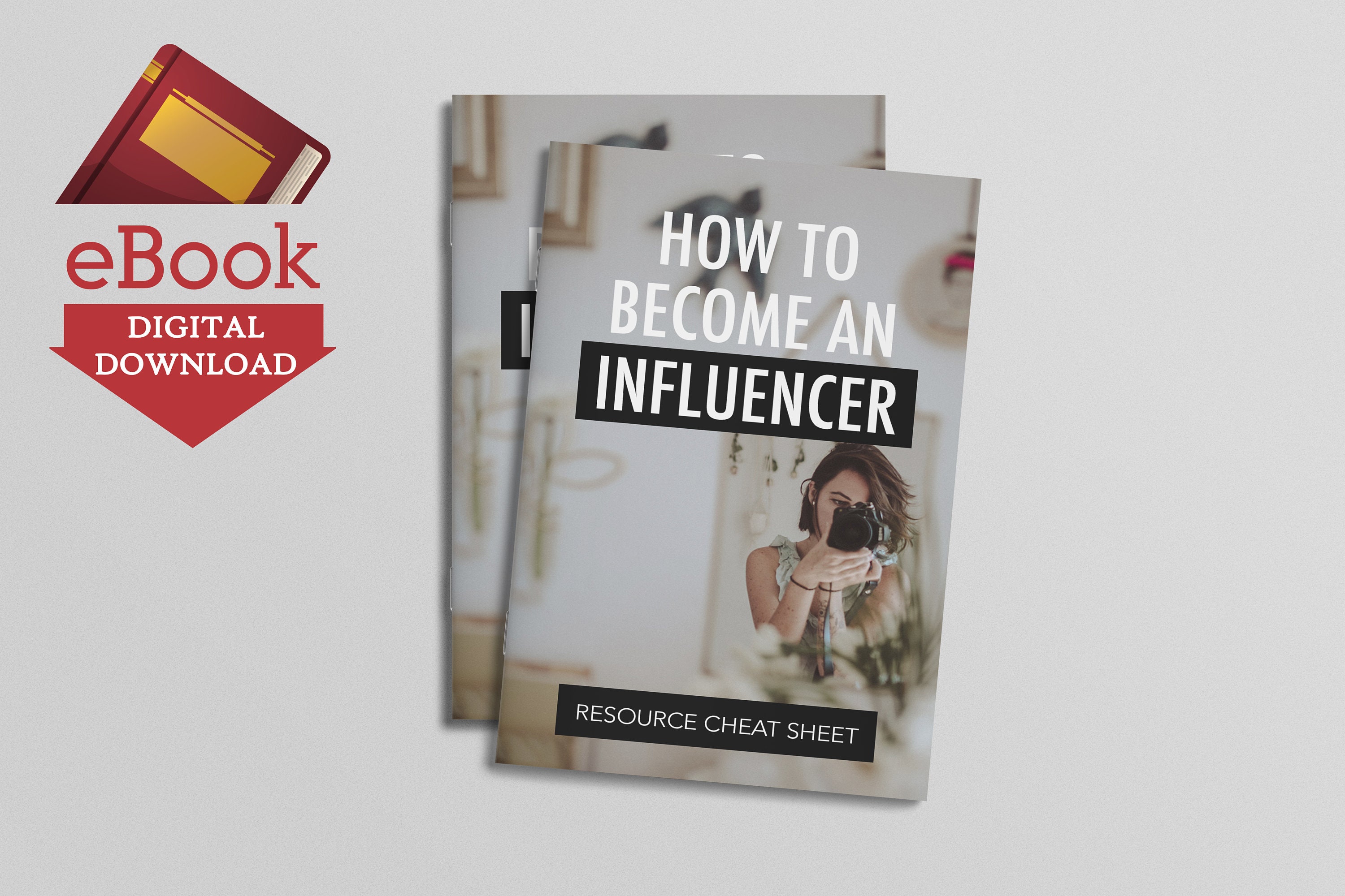 How to Become an Influencer Digital Pdf Ebook // the Step-by-step Guide