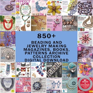 Beading & Jewelry Making Archive: 850+ Patterns, Books, Magazines (PDF Download)