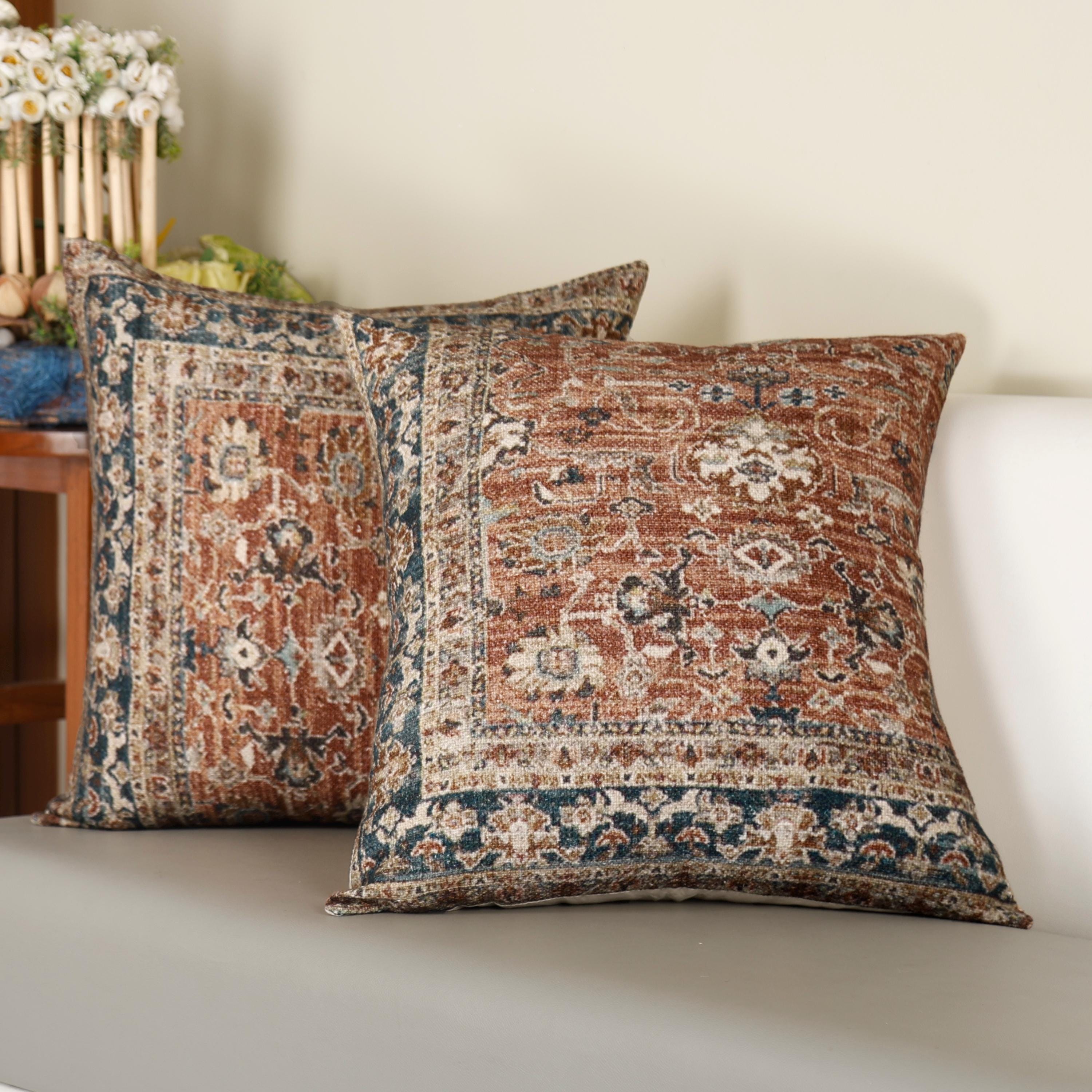 Hand Wovencushion Cover, Vintage Sofa Pillow (22x22) - Etsy