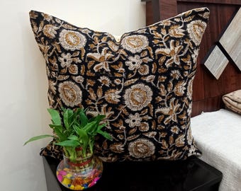 Handblock Print  Throw fabric Cushions All Size Pillow Cover Home Decor Handmade cotton Pillow Cover Indian  Pillow | Cushion Cover