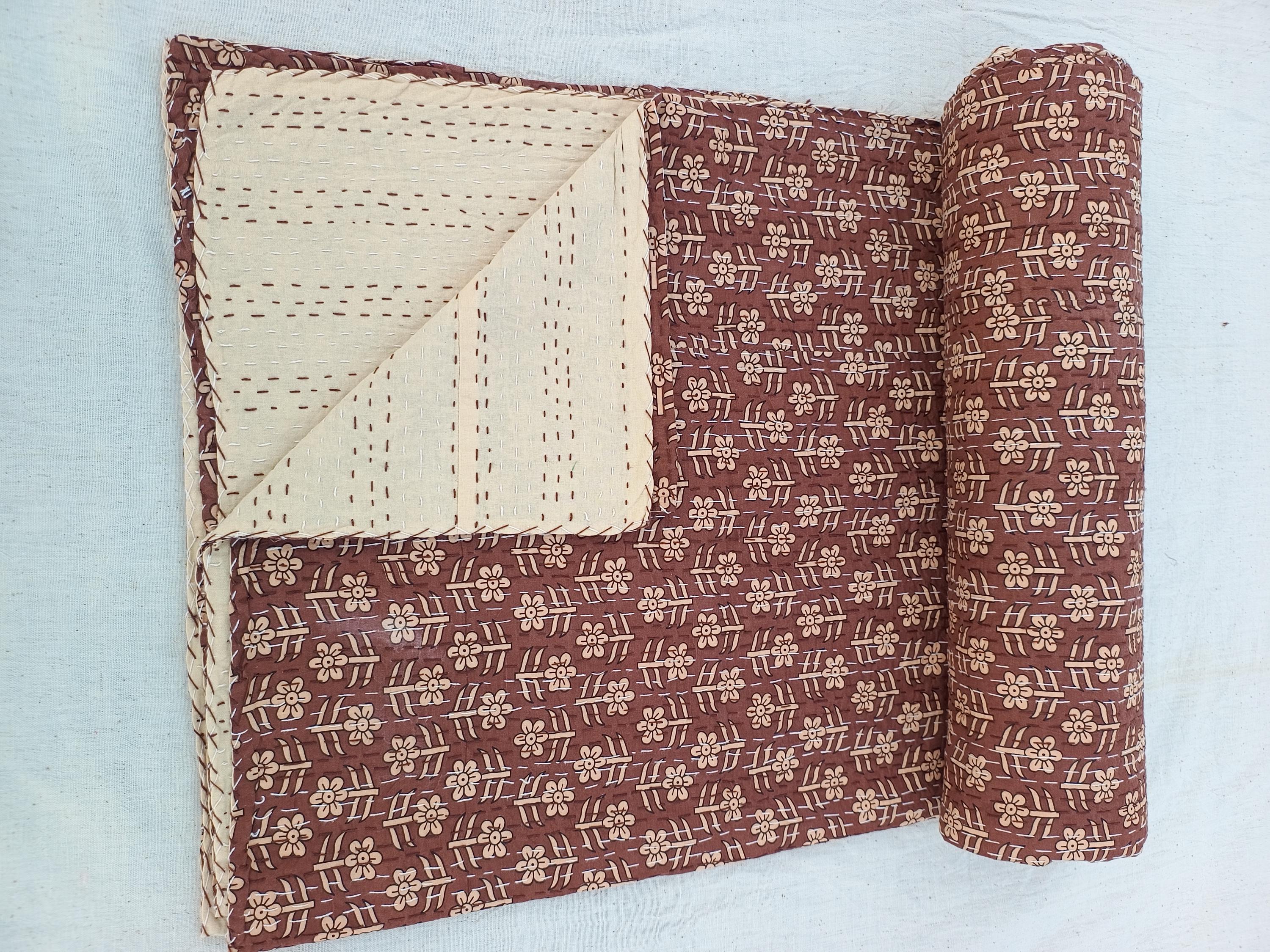 カンタキルト 花柄 カンタ 全サイズ クイーンサイズ キングサイズ