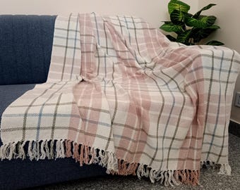 Premium Handmade Throw Hand block print Throw Cotton Throw Blanket Sofa Décor Room Décor Rare find Throw we have only one piece available