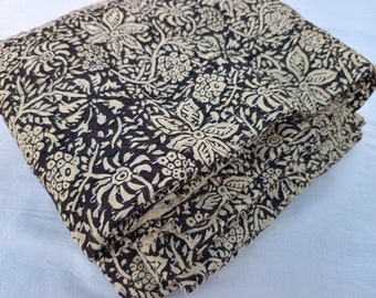 Beautiful Floral Handmade Kantha Quilt Unique Design Handmade Kantha Quilted Bedding Bedspread  Handblock Print Throw Blanket Well-Looking