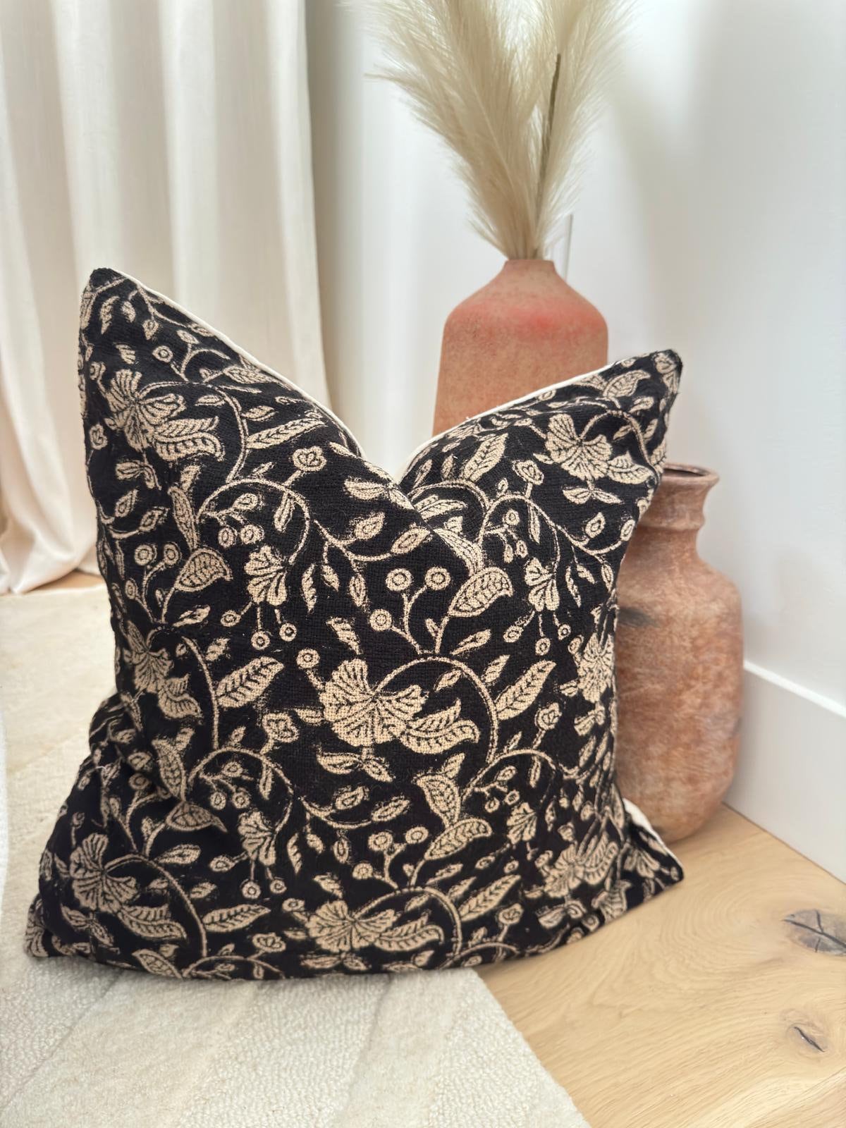 Handblock Print Cotton Throw and Throw fabric Cushions All Size Pillow Cover Home Decor Handmade Throw fabric Pillow Cover Indian