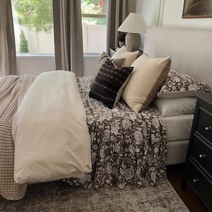 Chocolate Dark Brown Kantha Quilt  All Size Quilt Twin Size Quilt, Queen Size & King Size handmade Cotton kantha quilt
