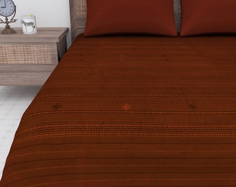 Premium Baumwolle gestreifte handgemachte Bettdecke Handblock weiche Baumwolle Decke Hand Loomed Baumwolle Bettdecke, Boho Bettwäsche Bettlaken, Wohnkultur