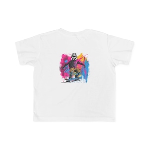 Vibrant Graphic Toddler Tee: Soft Cotton Kids Shirt