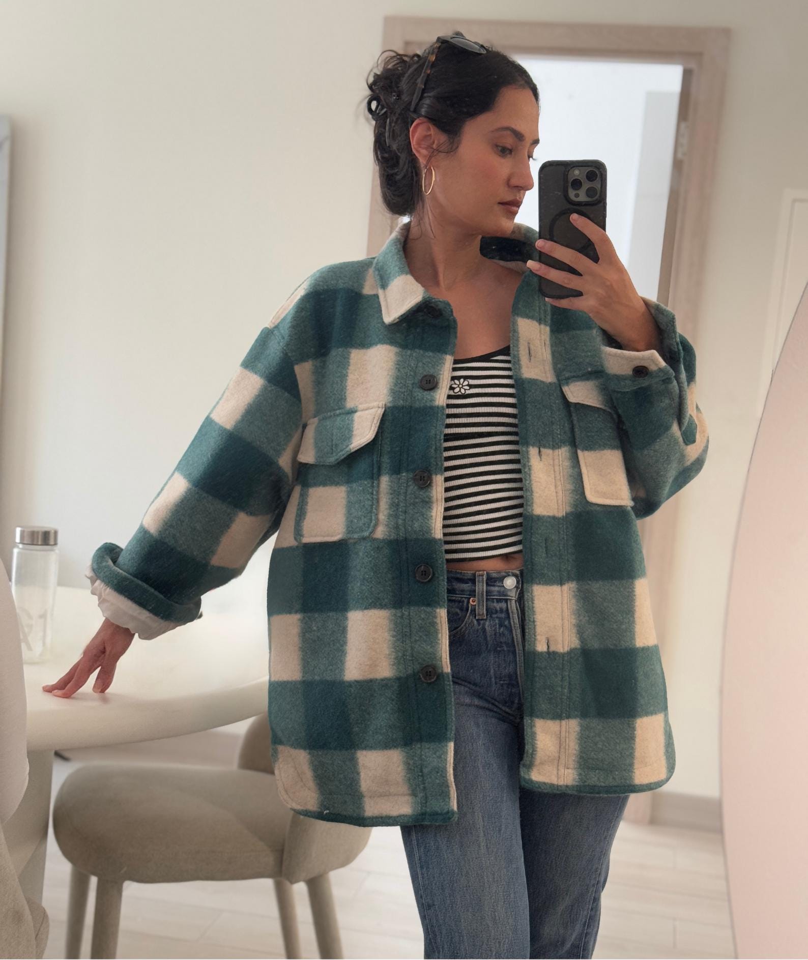 Shirt Jacket Sewing Pattern | Oversized Shacket Jacket Pattern | Fully ...
