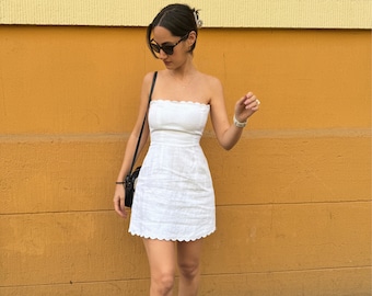 strapless a line dress pattern Strapless Dress Pattern, Dress Sewing Pattern, Mini Dress Pattern, Circle Skirt Dress, Cocktail Dress Pattern, Prom Dress Pattern PDF