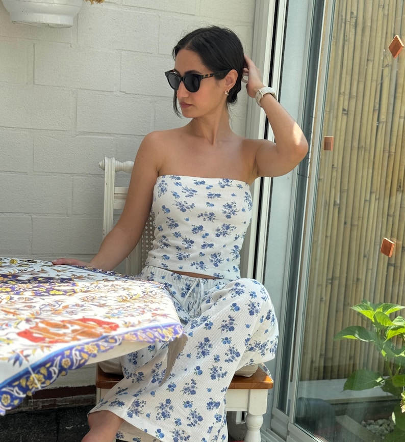 Womens Pajama Pattern | PDF Sewing Pattern | Easy Sewing Pattern | Womens Pants Pattern | Y2K Sewing Pattern | INSTANT DOWNLOAD image 5