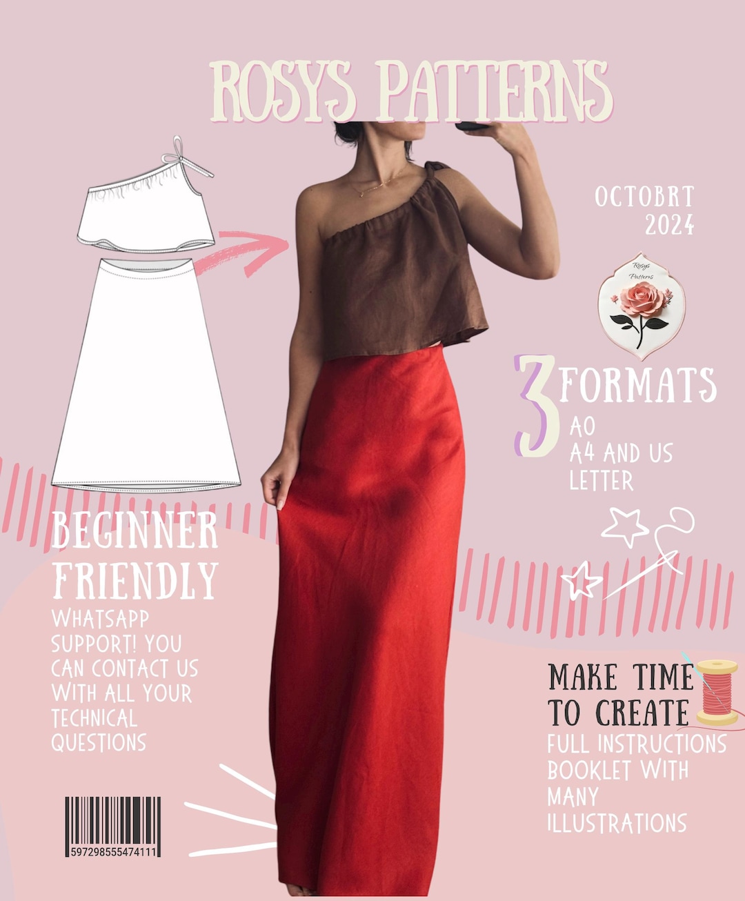Download - Gamzatti Skirt and Crop Top Pattern