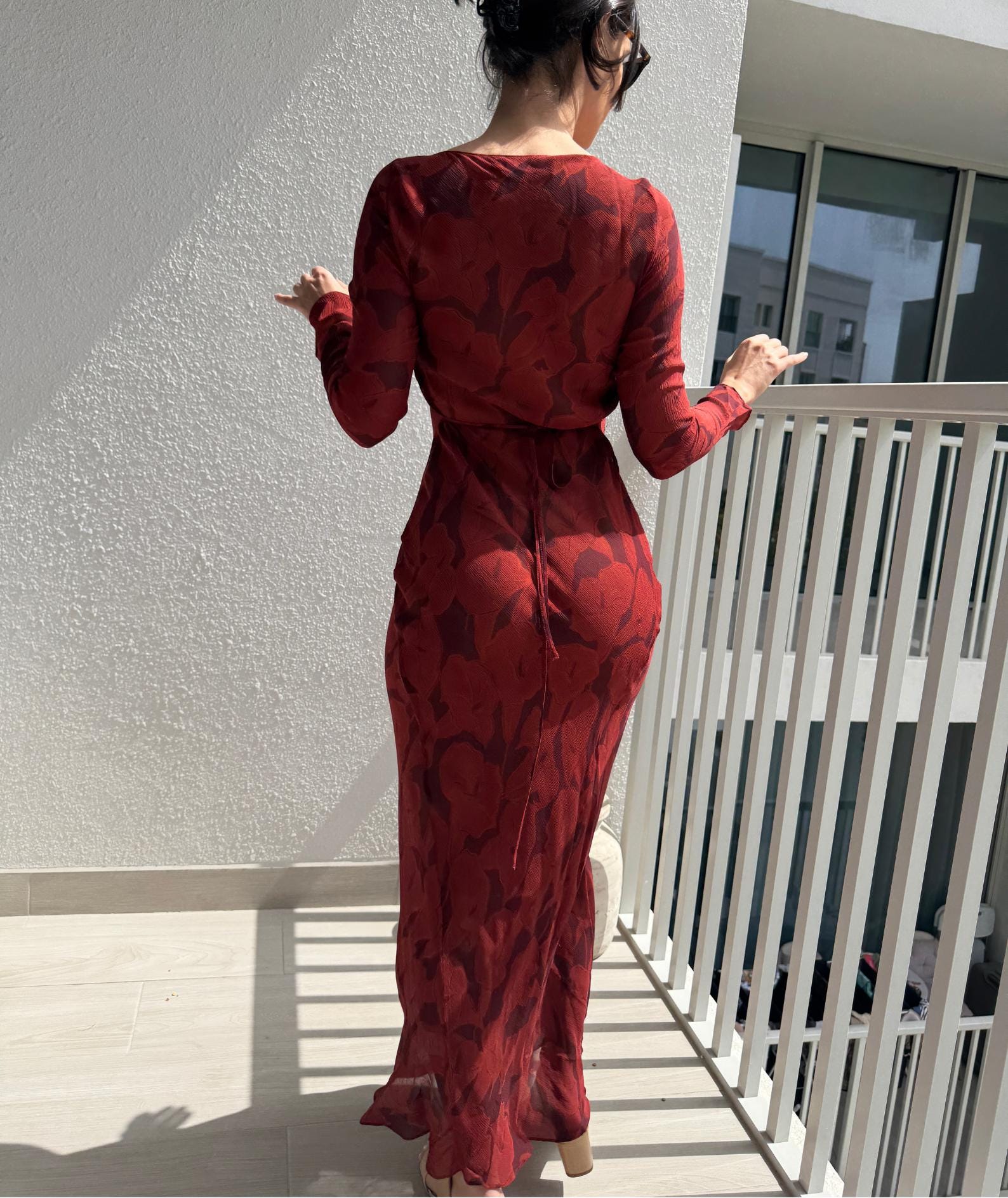 bias cut maxi dress pattern DIY BIAS CUT SILK DRESS