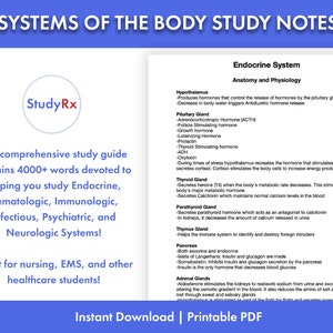 Endocrine, Hematologic, Psychologic, Neurologic, Immunologic, and Infectious Systems | EMT | Nursing Study Guide | Paramedic | NCLEX