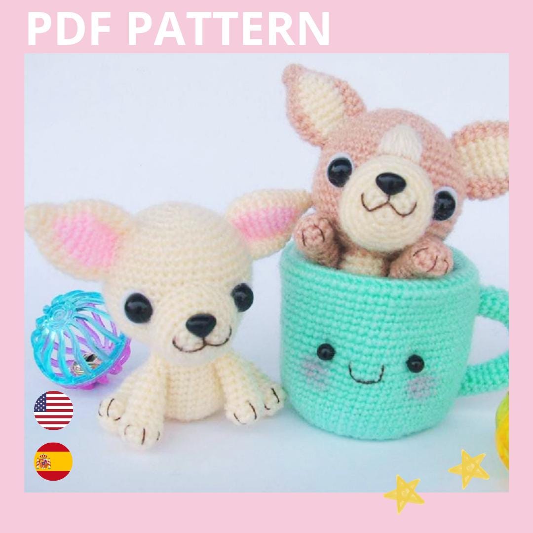 31 Chihuahua Crochet Patterns to Stitch Tiny Dogs, Gifts, and Display Pieces 15 Chihuahua Crochet