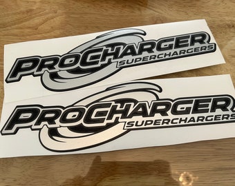 10" Procharger Sticker for Car or Truck Window! Select decal size & quantity!