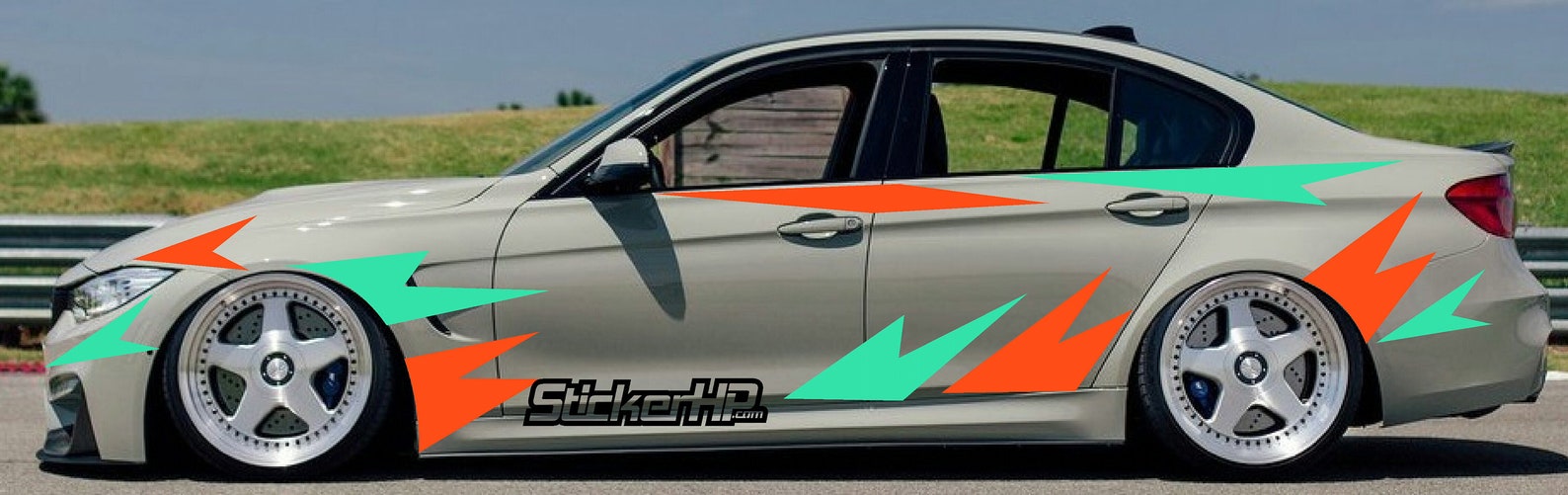 Crunch Style Custom Livery Drift Car Side Graphics Quarter Etsy