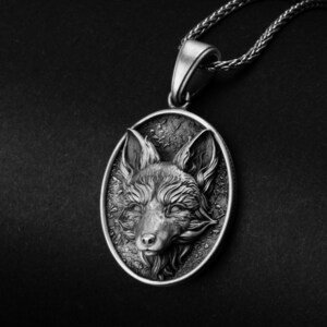 Fox Pendant, Woodland Necklace, Animal Jewelry, Nature Lover, Fox Gift, Wildlife Accessory, Rustic Jewelry, Nature Inspired, Unique Jewelry
