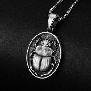 Egyptian Scarab, Scarab Necklace, Ancient Symbol, Protection Amulet, Good Luck Charm, Historical Jewelry, Pharaoh Jewelry, Egyptology