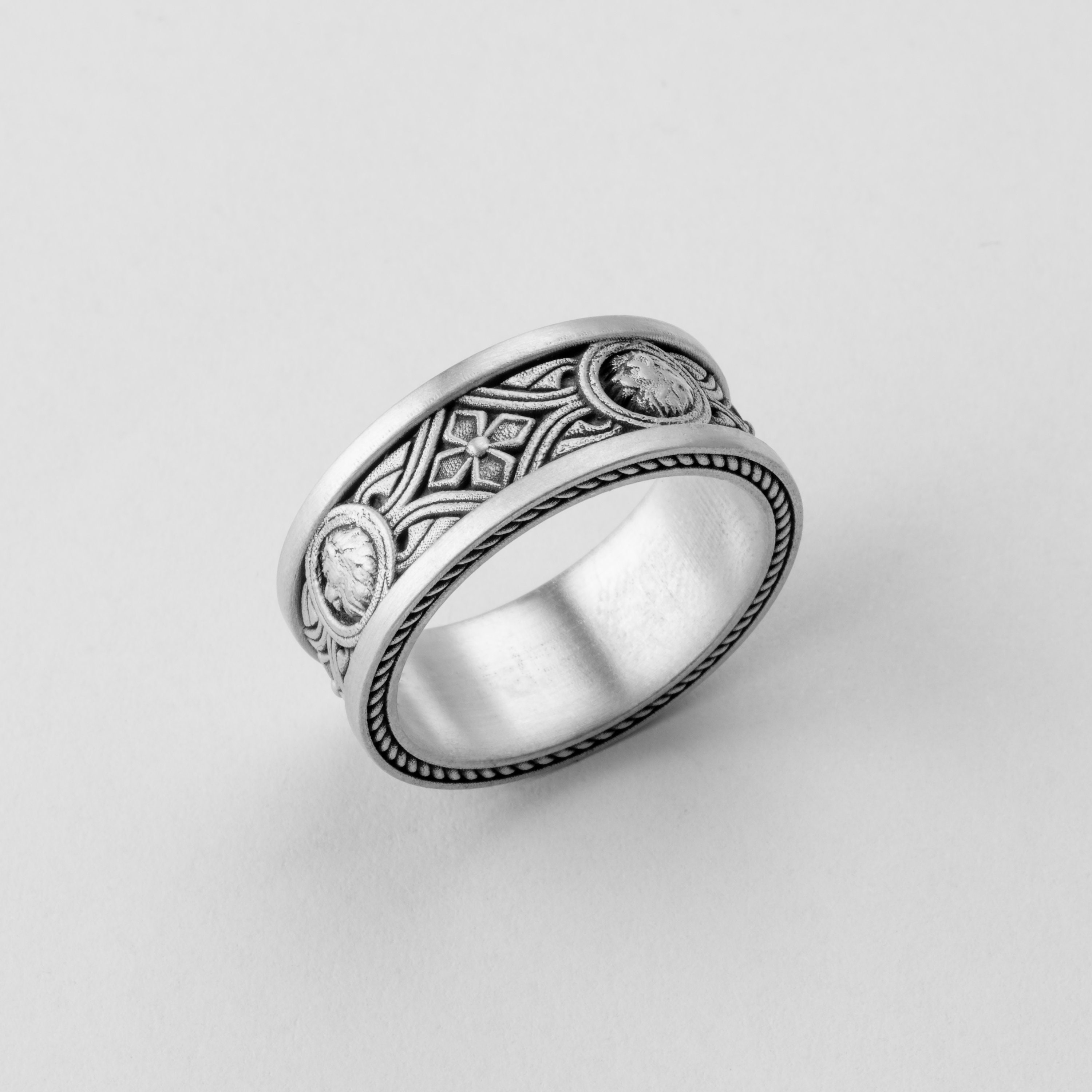 Anello In Argento 925 Con Occhio Di Tigre Sudafricano, 1,87 Carati - Foto 12