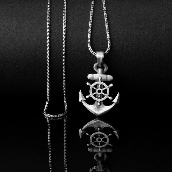 Collana da Uomo in Argento 925 con pendente a forma di Timone Mabina