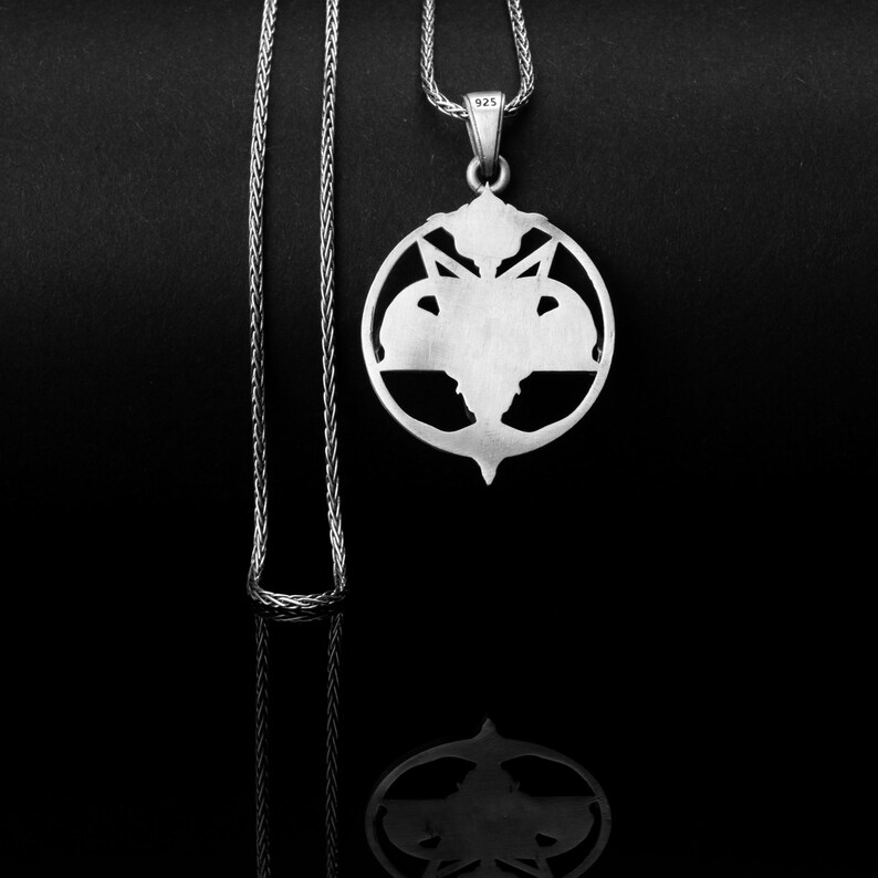 Baphomet Talisman, Satanic Pendant, Occult Necklace, Goat Head Pendant, Witchcraft Accessory, Dark Arts, Gothic Jewelry image 6