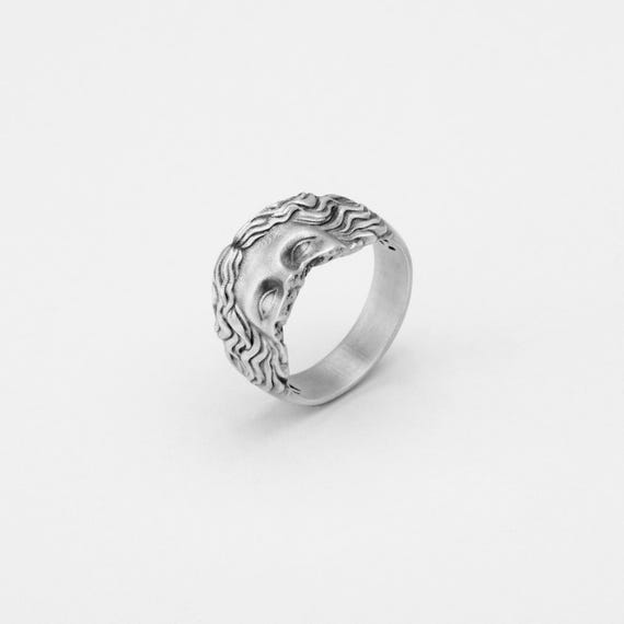 Greek Sculpture, Broken Art, Unique Ring, Ancient Inspired, Hellenic Design, Ruined Aesthetics, Art Lover's Gift, Timeless Style