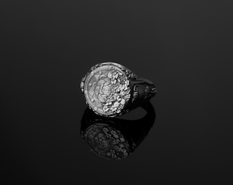Rose Ring Sterling Silber, Floral Schmuck, Natur inspiriert, Romantisches Geschenk, Handgefertigt, Elegantes Design, Jahrestag, Geburtstag, Hochzeit