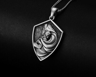 Maria segurando Jesus, Virgem Maria, Mãe Santíssima, Presente religioso, Pingente cristão, Colar de oração, Joias de fé, Presente cristão