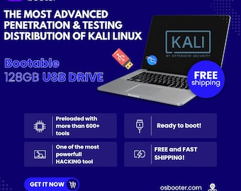 Kali Linux Bootable 128 GB USB – High-Quality Solutions for Professional Pentesting