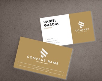 Unique Editable Modern Business card Template, Minimalist Business Cards DIY Calling Card  Canva Free Template Printable - add your Logo