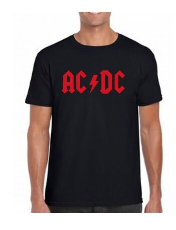 AC DC Logo T Shirt - Etsy