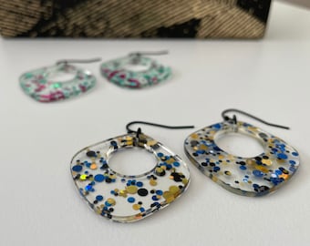 Earrings glitter confetti - Sorriso