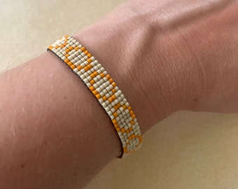 Bracelet miyuki woven - Sorriso