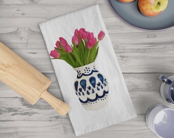 Tulip Tea Towel