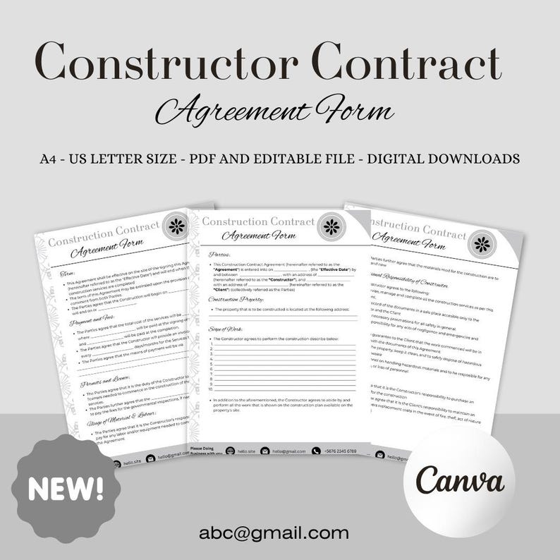 Masonry Contract.pdf Editable Contractor Agreement Template, Construction Contract (PDF ...