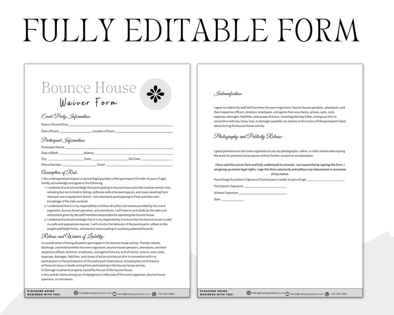 editable-bounce-house-waiver-of-liability-form-bounce-house-etsy