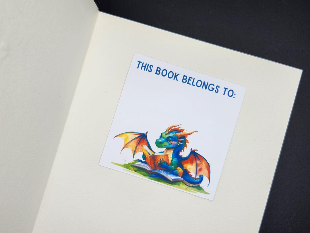 Fillable Book Plate Stickers - Set of 6 - From the Library of – Unique ...