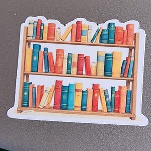 Set of 2 Reading Themed Stickers | Book Sticker | Waterproof Sticker | Durable Sticker | Vinyl Sticker |  Book Lover Gift | Book Accessory