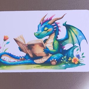 Set of 2 Reading Themed Stickers | Book Sticker | Waterproof Sticker | Durable Sticker | Vinyl Sticker |  Book Lover Gift | Book Accessory