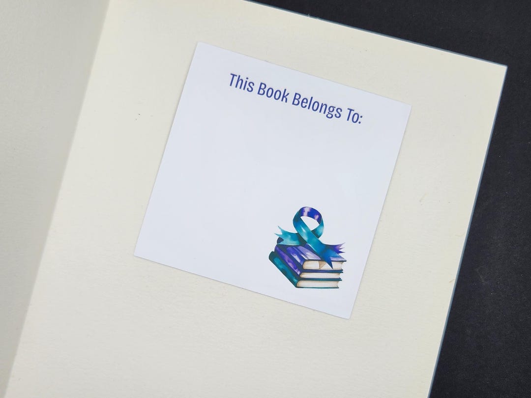 Fillable Book Plate Stickers - Set of 6 - From the Library of – Unique ...