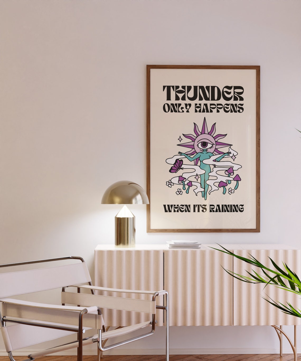 Thunder Only Happens When Its Raining Psychedelic Printable Wall Art ...