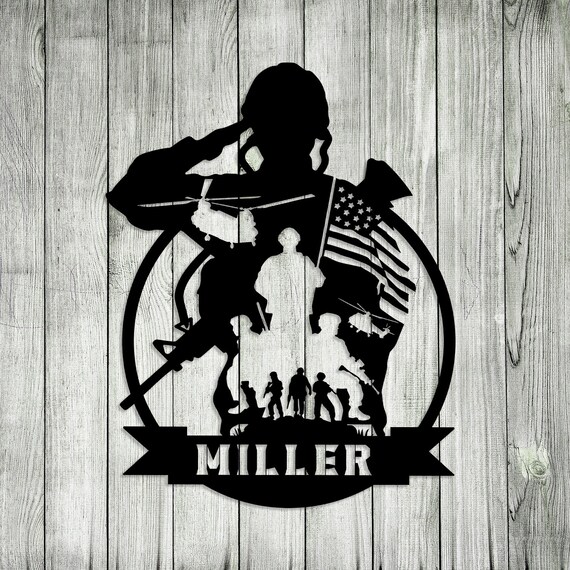 Personalized Vietnam Veteran Metal Sign, Custom Name Military Soldiers Metal Wall Art, Remembrance Memorial Veterans Day Gift For Veteran