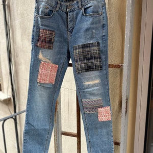 Lappendekenjeans