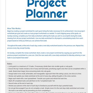 Project Plan Your Life