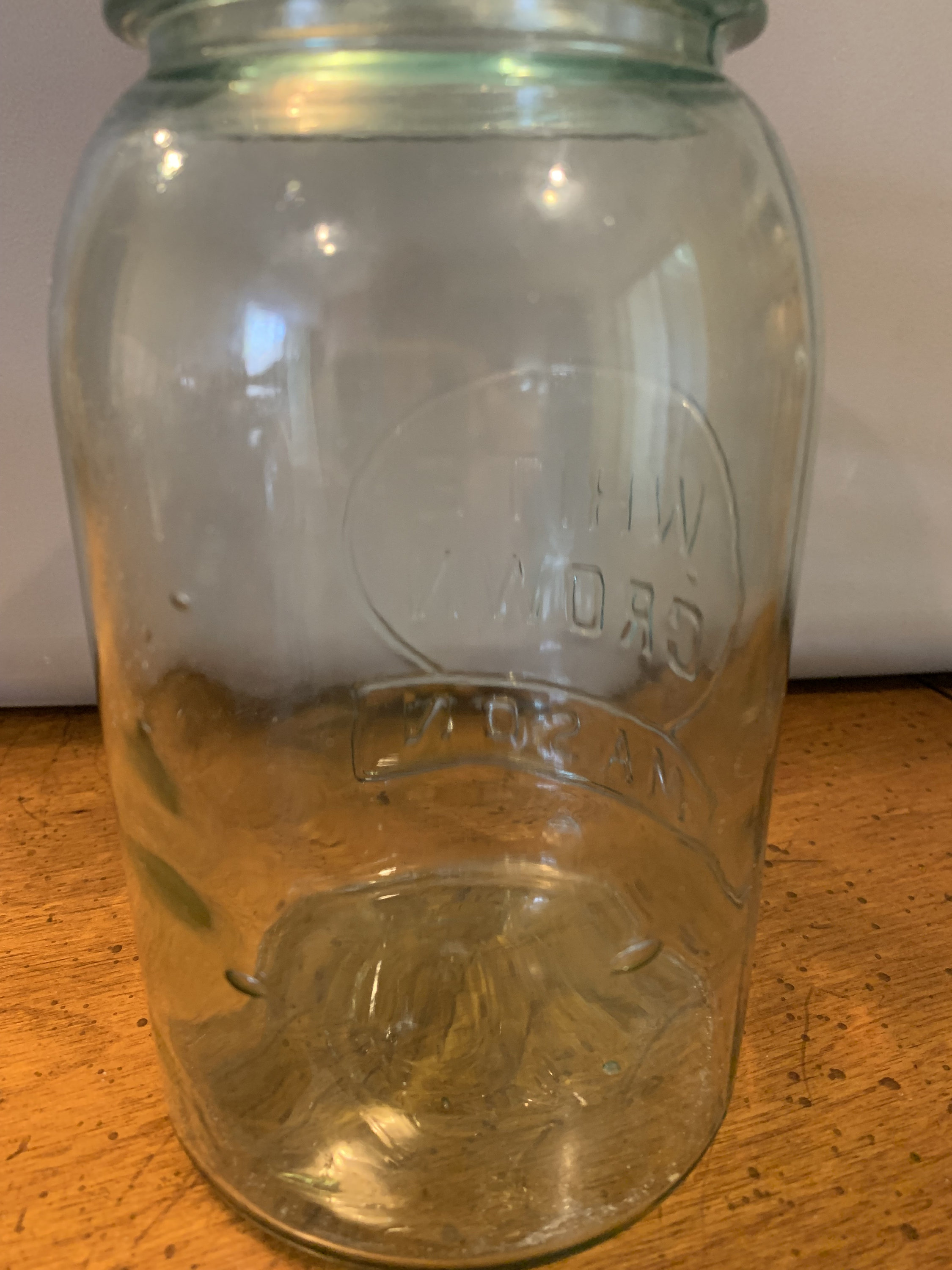 Vintage, White Crown, Mason Jar Etsy